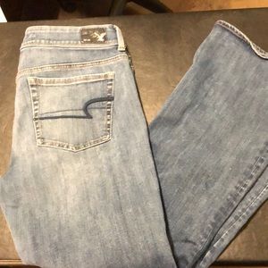 American Eagle 360 stretch kick boot jeans